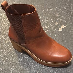 Brown Leather Ankle Boots